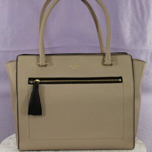 Kate Spade Chester Street Allyn Leather Tote – Almondine Beige – NWT